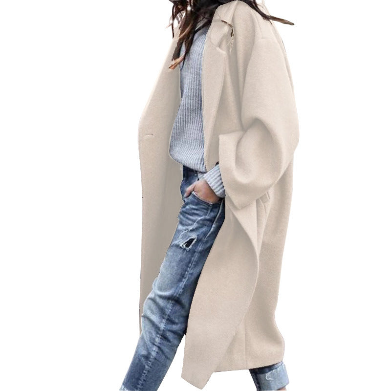 Casual Long Jacket With Pockets
