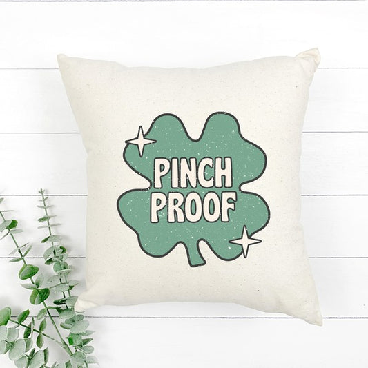 Pinch Proof Shamrock Pillow Cover