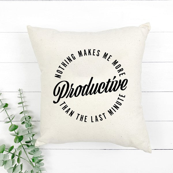 The Last Minute Pillow Cover