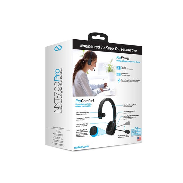 Naztech NXT-700 Xtreme Noise Cancelling Headset