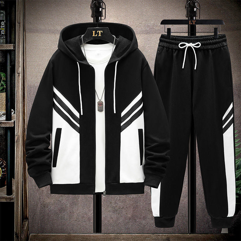 Casual Sports Hooded Sports Suit