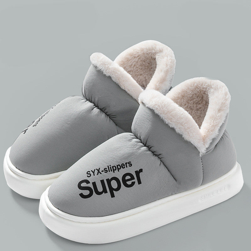 Covered Heel Down Cotton Slippers For Women