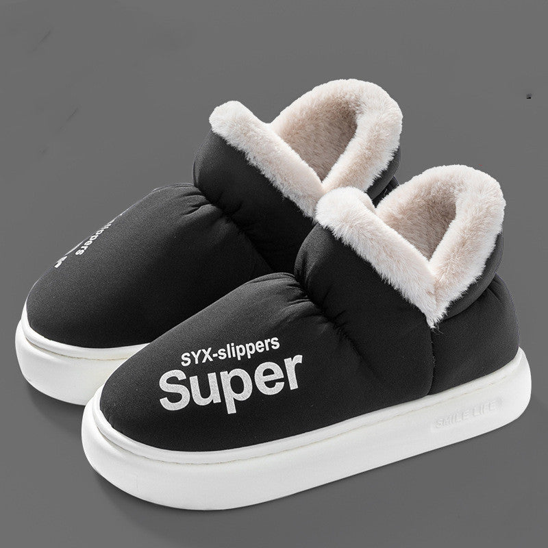 Covered Heel Down Cotton Slippers For Women