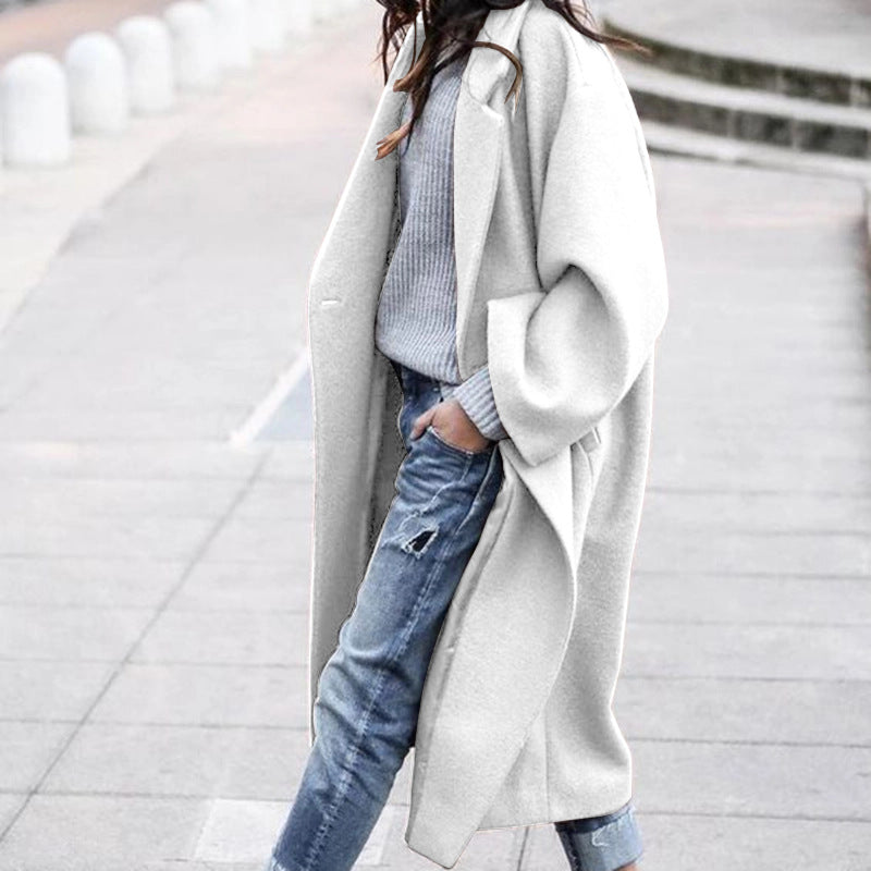 Casual Long Jacket With Pockets