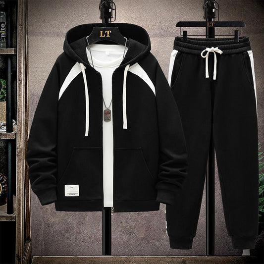 Casual Sports Hooded Sports Suit