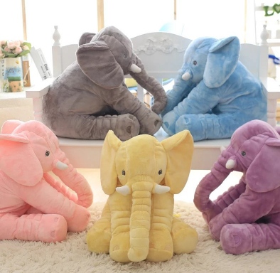 Elephant Doll Pillow Baby Comfort Sleep With