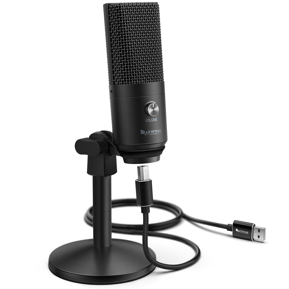 FIFINE USB Microphone for laptop and Computers for Recording Streaming Twitch Voice overs Podcasting for Youtube Skype K670