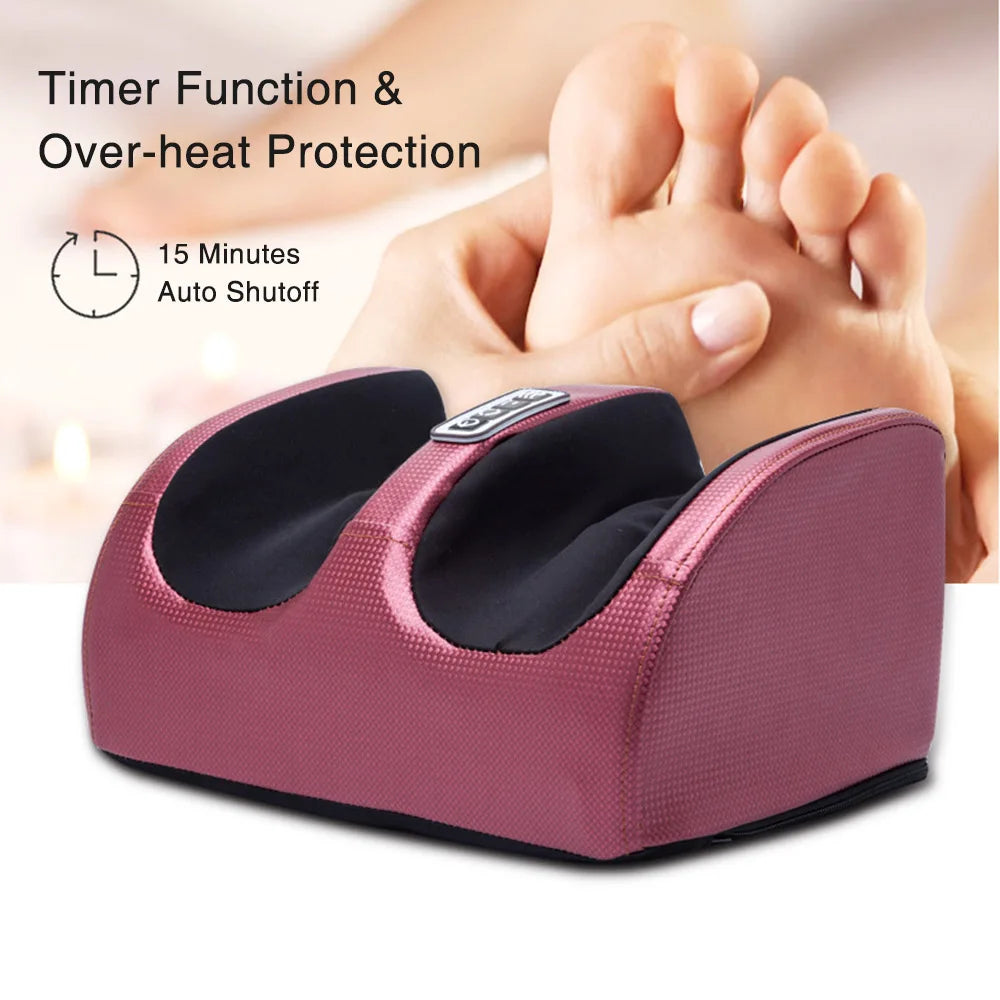 Hot Compression Shiatsu Kneading Roller Muscle Relaxation Pain Relief Foot Spa