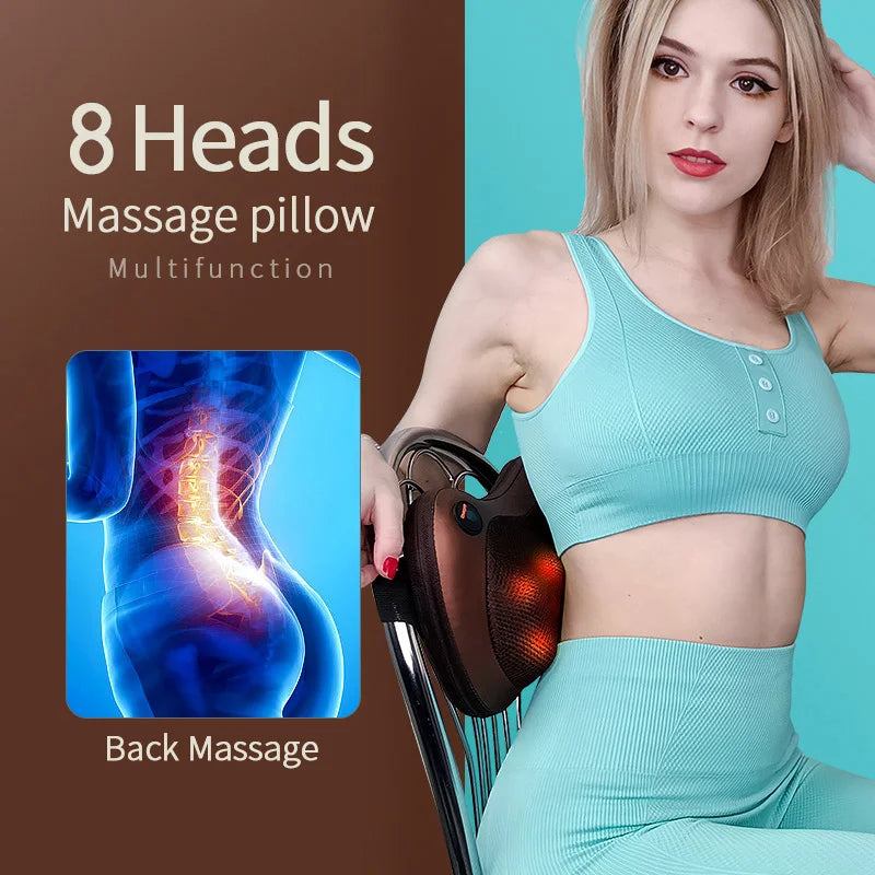 Cervical Shiatsu Massage Head  Neck Back Waist Body