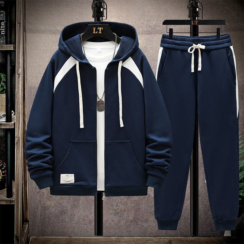 Casual Sports Hooded Sports Suit