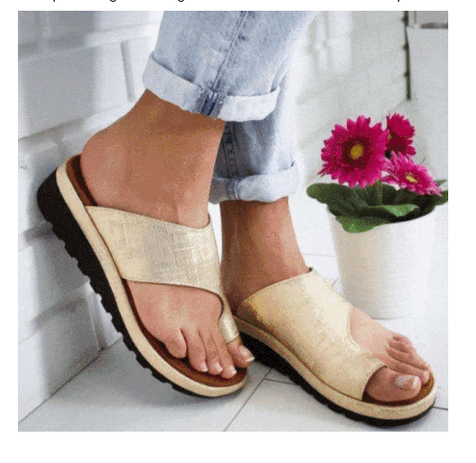 Toe wedge heel with half drag sandals