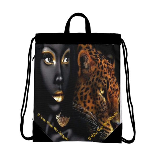 African Queen Drawstring Bag
